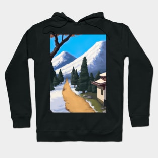 Path to a mountain Hoodie